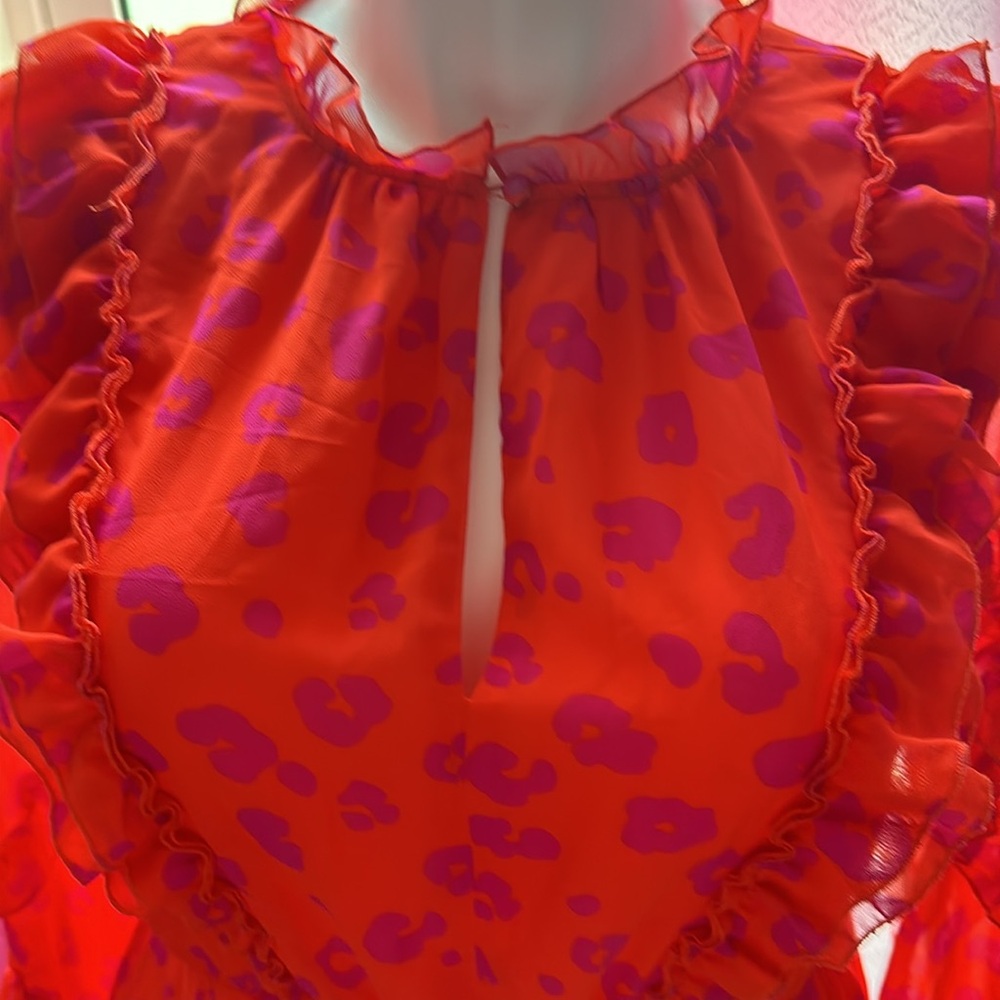 NWT SCOOP Longsleeve Fun Flouncy Dress